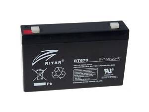 Батарея до ДБЖ Ritar RT670, 6V-7.0Ah (RT670)