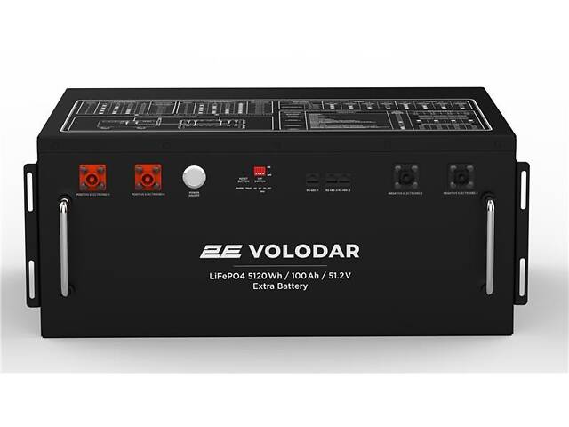Батарея расширения емкости 2E для Инверторов и ПЭ Volodar, 5120 Вт/ч, 51.2В, металлический корпус (2E-PPSEB51) - Фото 1