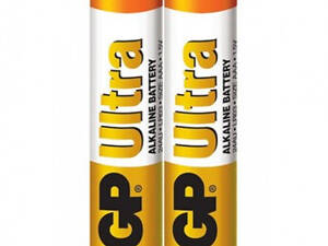 Батарейка GP ULTRA ALKALINE, 24AUEBCHM-2S2 LR03, ААА (2шт сп.)