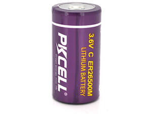 Батарейка литиевая PKCELL ER26500M, 3.6V 6500mah, OEM 2 шт в упаковке,цена за единицу