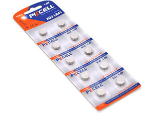 Батарейка лужна PKCELL 1.5V AG3, 10 штук в блістері ціна за блістер, Q