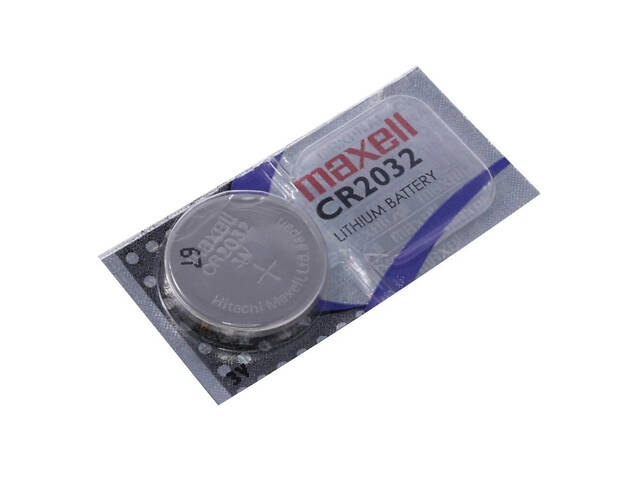 Батарейка maxell CR2032 для велокомьютера (A-PZ-0424) - Фото NaN