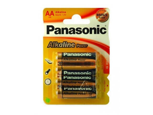 Батарейки Panasonic LR6 AA Alkaline 4шт (BAT020) - Фото NaN