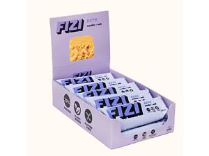Батончик кето протеиновый FIZI Vanilla salt 45 г х 10 шт Веган (4820262540382)