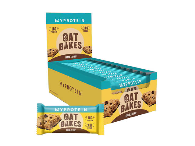 Батончики протеїнові Myprotein Oat Bakes 12x75g (1086-2022-10-2539) - Фото 1