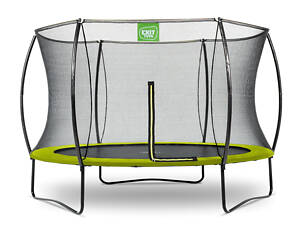 Батут 3 метра, EXIT Silhouette 305см зеленый, для детей