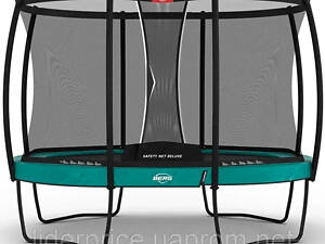 Батут BERG Grand Champion Regular 350 Green + защитная сетка Deluxe, оригинал!, Оригинал!