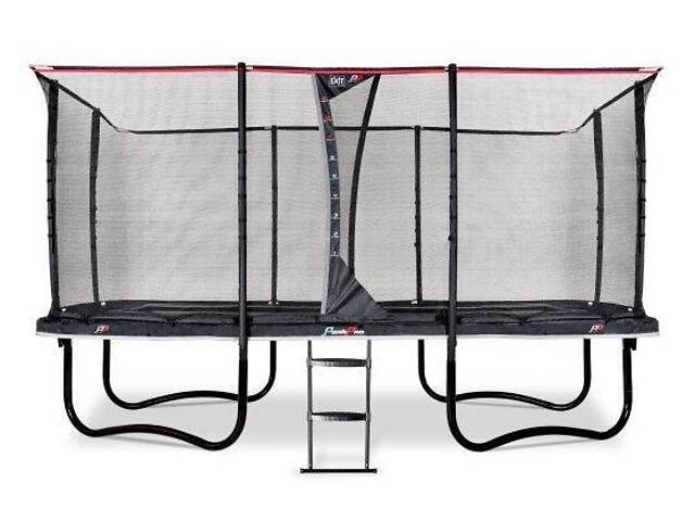 Батут EXIT PeakPro 275 х 458 см чёрный - Фото 2
