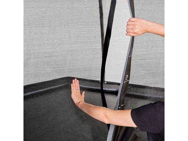 Батут EXIT PeakPro 275 х 458 см чёрный - Фото 9