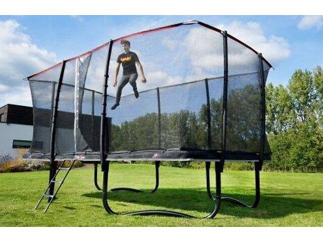 Батут EXIT PeakPro 275 х 458 см чёрный - Фото 10