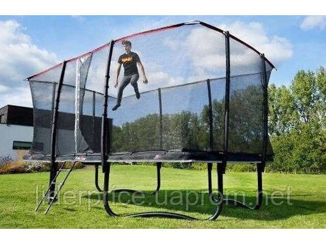 Батут EXIT PeakPro 305 х 518 см черный, Оригинал! - Фото 2