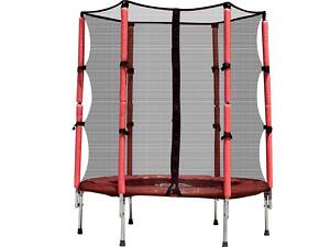 Батут FitToSky 140см с сеткой красный