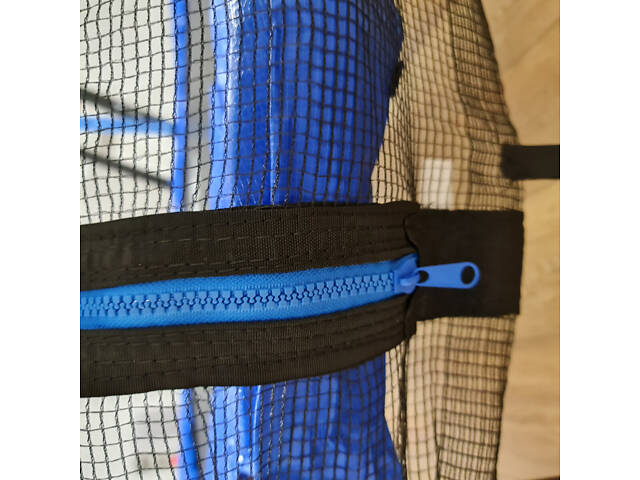 Батут FitToSky 152см Black с сеткой розовый - Фото 6