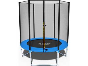 Батут Funfit 6ft (183см) синий с внешней сеткой.