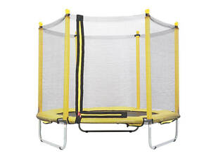Батут Just Fun 152см Yellow зовнішня сіткa