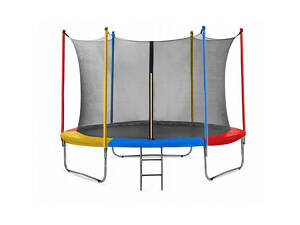 Батут Just Fun 305см Multicolor внутрішня сіткa + драбинка