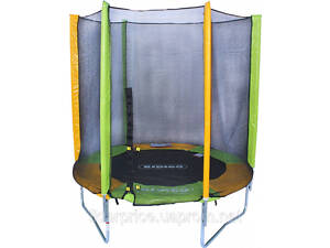 Батут KIDIGO КОМБО D 183 с защитной сеткой, Оригинал!
