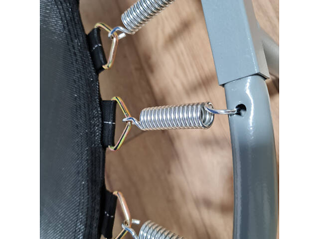 Батут комнатный складной FitToSky 102 см, синий - Фото 6