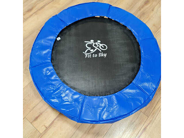 Батут комнатный складной FitToSky 102 см, синий - Фото 8