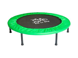 Батут кімнатний складний FitToSky 102 см, зелений