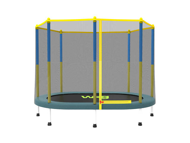 Батут манеж 170x107 см овальний із сіткою WCG Oval - Фото 1