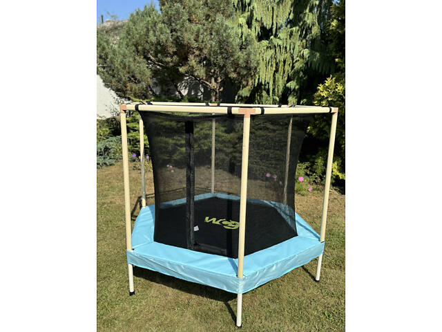 Батут манеж 173 см шестигранний із сіткою WCG Hexi M - Фото 2