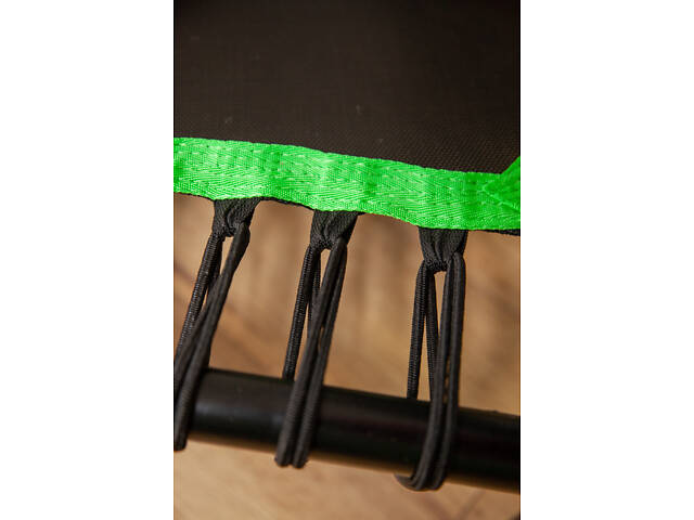 Батут с ручкой FitToSky 127 см для фитнеса зеленый - Фото 4