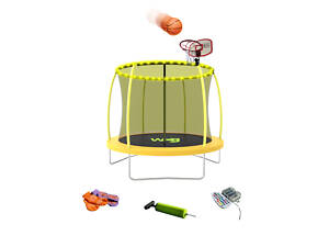 Батут WCG 187 см с внутренней защитной сеткой и LED подсветкой 6FT