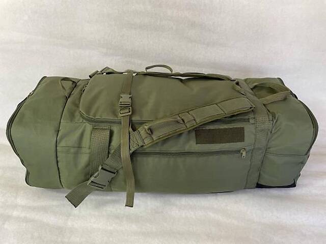 Баул - рюкзак 140л Олива - Фото 2