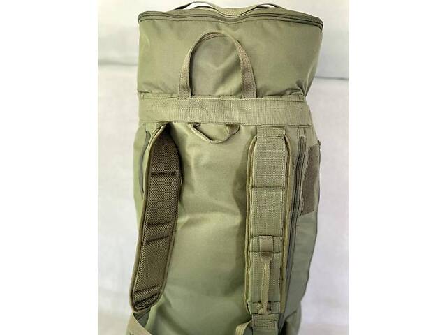 Баул - рюкзак 140л Олива - Фото 4