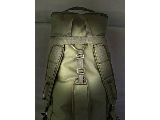 Баул - рюкзак 140л Олива - Фото 8
