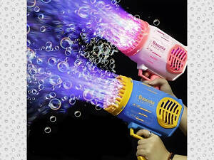 Базука с мыльными пузырями с подсветкой Bazooka Bubble Gun 69