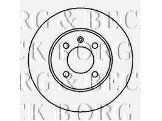 BBD4037 BORG & BECK - Диск гальмівний (2 шт) BORG & BECK BBD4037 на VW PASSAT (3A2, 35I)