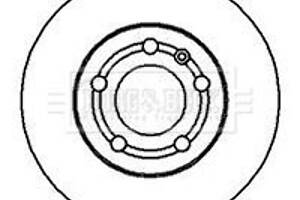 Гальмівний диск Borg & Beck BBD4064