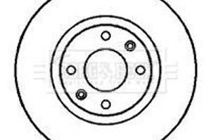 BBD4246 BORG & BECK - Диск гальмівний (2 шт)