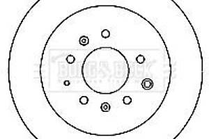 Гальмівний диск Borg & Beck BBD4739
