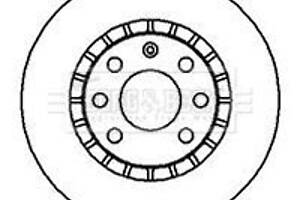 Гальмівний диск Borg & Beck BBD4904