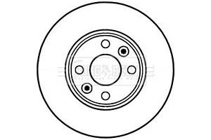 BBD5226 BORG & BECK - Диск гальмівний (2 шт)