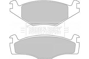 Комплект гальмівних накладок, дискове гальмо Borg & Beck BBP1420