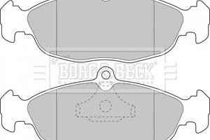 Комплект гальмівних накладок, дискове гальмо Borg & Beck BBP1424