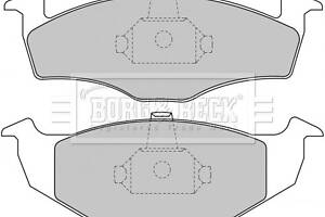 Комплект гальмівних накладок, дискове гальмо Borg & Beck BBP1471