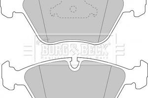 Комплект гальмівних накладок, дискове гальмо Borg & Beck BBP1590