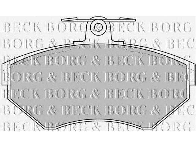 BBP1607 BORG & BECK - Гальмівні колодки до дисків BORG & BECK BBP1607 на AUDI A4 седан (8D2, B5)