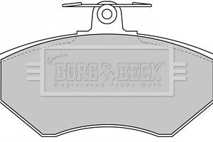 Комплект гальмівних накладок, дискове гальмо Borg & Beck BBP1620