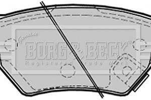 BBP1687 BORG & BECK - Гальмівні колодки до дисків