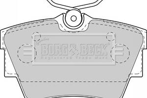 BBP1813 BORG & BECK - Гальмівні колодки до дисків