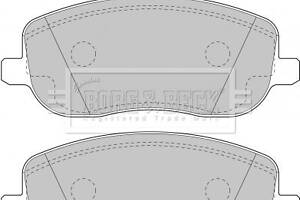 Комплект гальмівних накладок, дискове гальмо Borg & Beck BBP1826