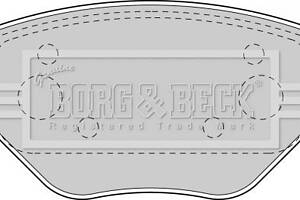BBP1851 BORG & BECK - Гальмівні колодки до дисків