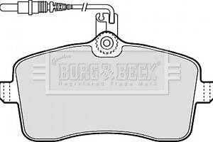 Комплект гальмівних накладок, дискове гальмо Borg & Beck BBP1897
