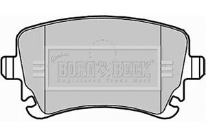 Комплект гальмівних накладок, дискове гальмо Borg & Beck BBP1930